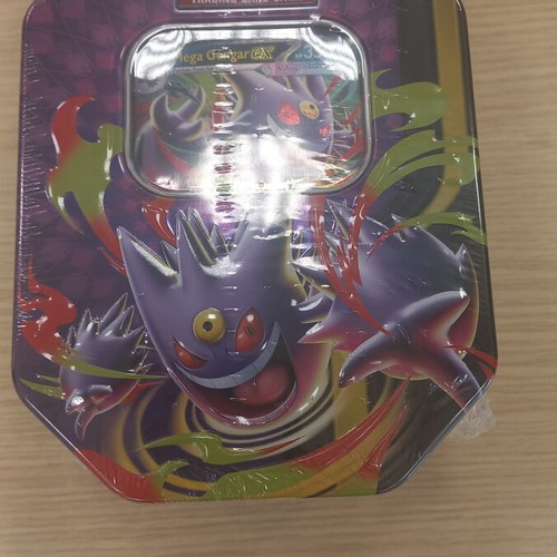 Pokemon Tin Mega Gengar EX new, sealed with promo card and boosters