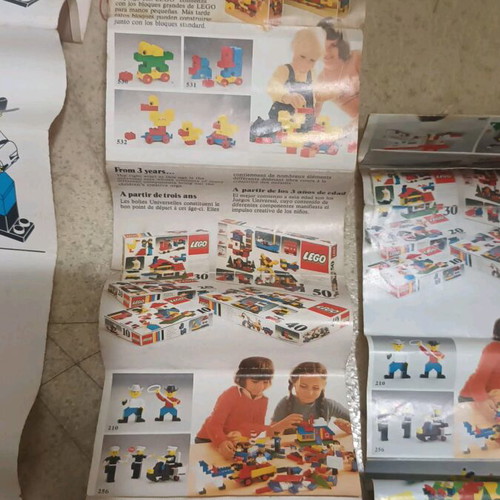 Lego catalogs from 1976 used, rare
