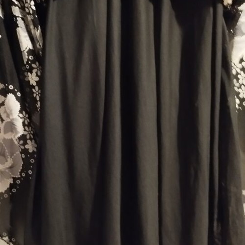 Women's dress viscose with elastane, like new, black and white