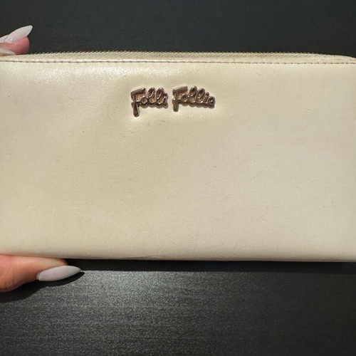 White leather wallet Folli Follie used