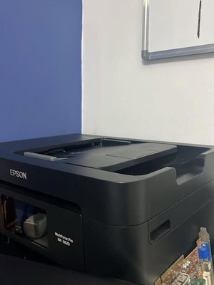 Epson WorkForce Pro WF-3820 printer used, multifunction with touchscreen