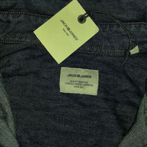 Jack & Jones jean shirt, cowboys style, blue, M-L