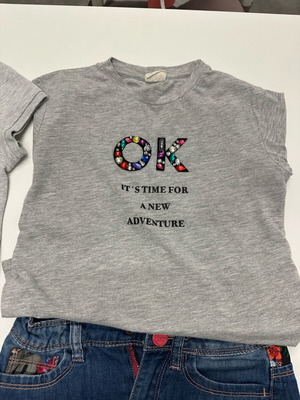 Φόρεμα Tommy Hilfiger γκρι, φούστα Desigual και μπλούζα Zara σαν καινούργια