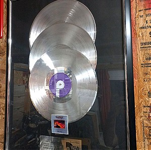 Deep purple made in Europe plated record καδρο