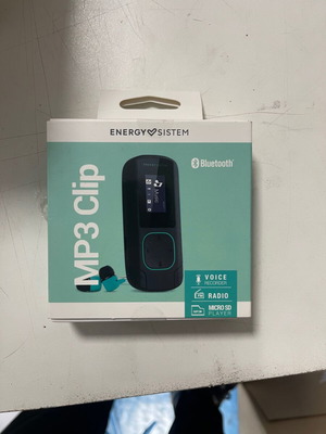 Energy Sistem MP3 Clip Bluetooth MP3 Player 8GB με οθόνη LCD 0.8" τιρκουάζ καινούργιο