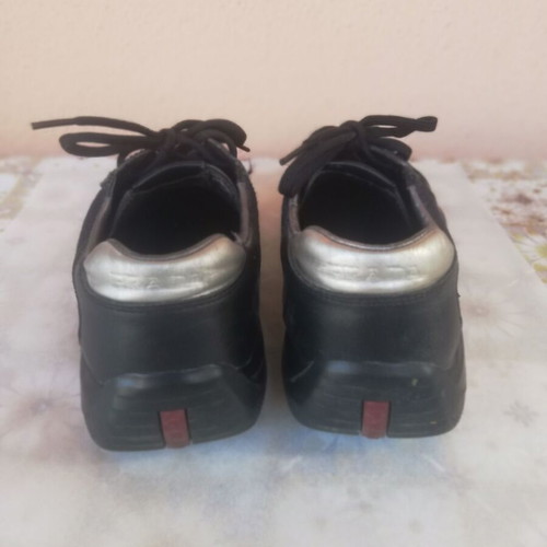 Prada America's Cup men's shoes used, size 43, black