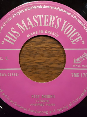 Manfred Mann vinyl record used, If You Gotta Go, Go Now / Stay Around