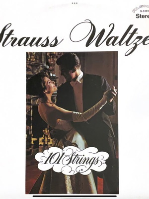 101 Strings Strauss Waltzes LP used, classical