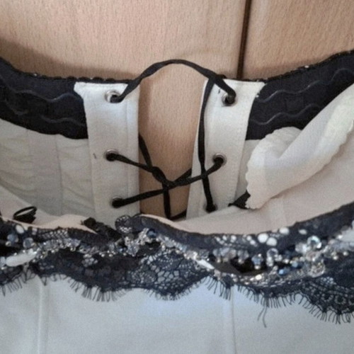 Cinema dress like new, black and white, size S