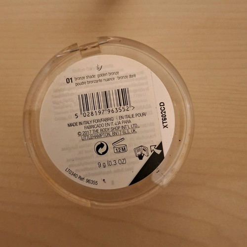 Bronzer The Body Shop No 01 like new, Golden Bronze