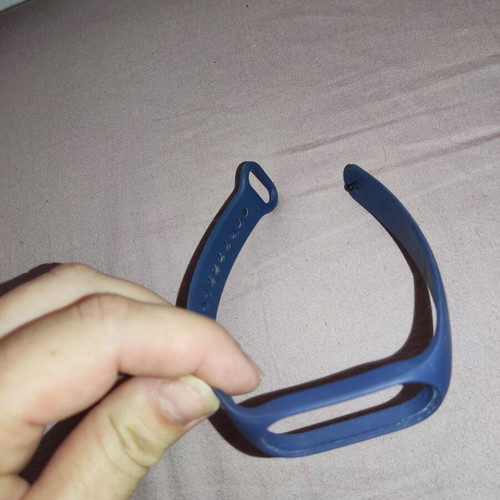 Silicone Strap Navy Blue for Xiaomi Mi Band 5 and 6 like new