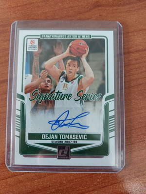 Panini Donruss EuroLeague 2024-2025 Dejan Tomasevic Signature Series card like new