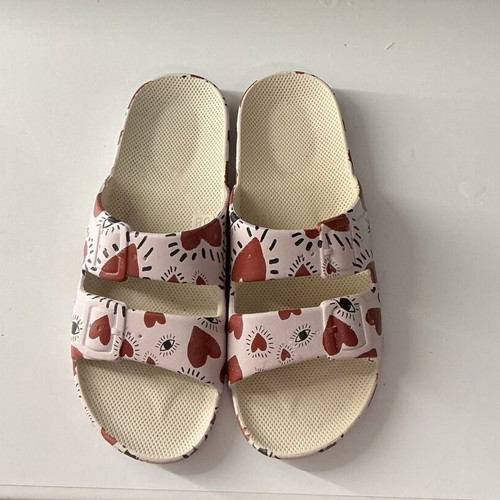 Moses flip flops like new, size 37/38, red and pink