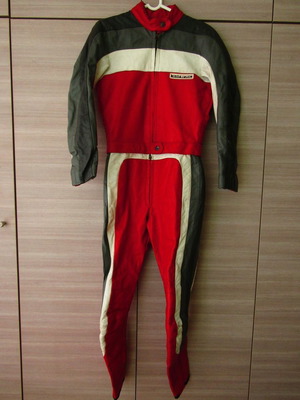 Brema leather motorcycle suit used, size 46, two-piece