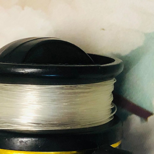 Transparent craft fishing line new, 10 meters, 0.4 mm thick
