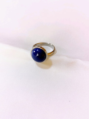 Ring with stone stainless steel new