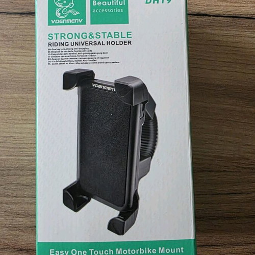 Motorcycle phone holder for mirror new, mirror only