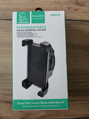 Motorcycle phone holder for mirror new, mirror only
