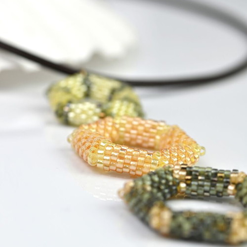 Gorska Svetlina Necklace custom made with leather cord