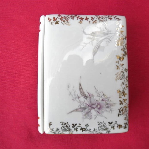 Limoges France decorative box book-shaped like new