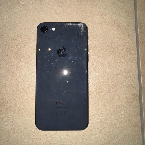 IPhone 8 64GB Black like new with minor back crack