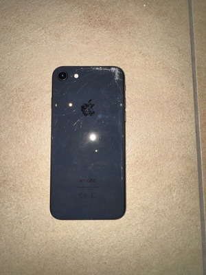 IPhone 8 64GB Black like new with minor back crack