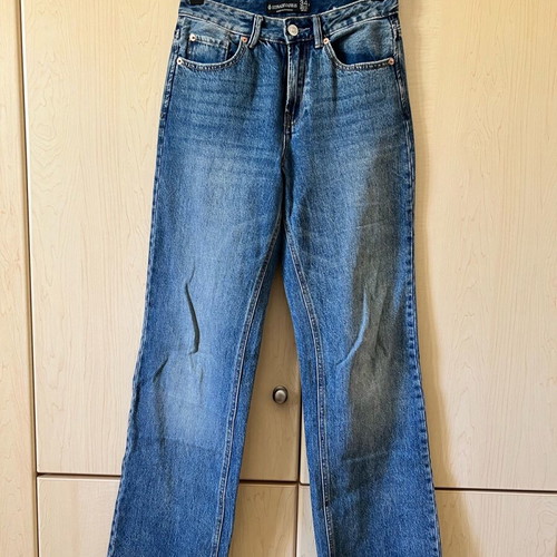 Stradivarius women's denim pants like new, flared, size 34
