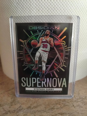 Stephen Curry 23/125 Obsidian Supernova card new