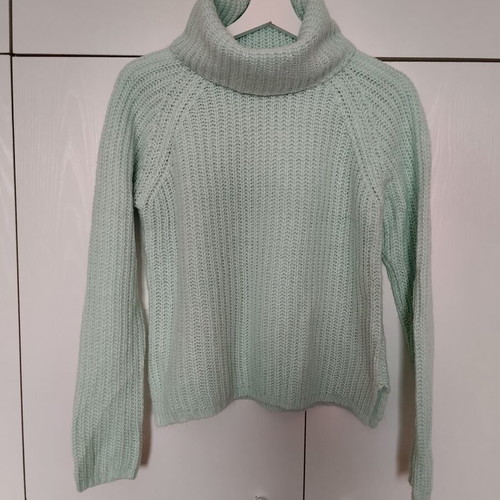 Gina Tricot turtleneck sweater turquoise like new, small medium