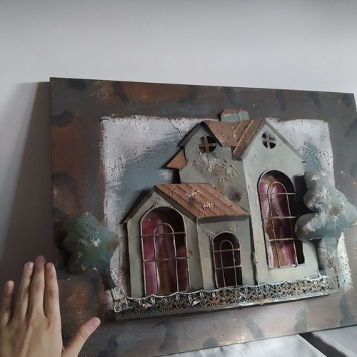 Metal 3D art piece Inart new