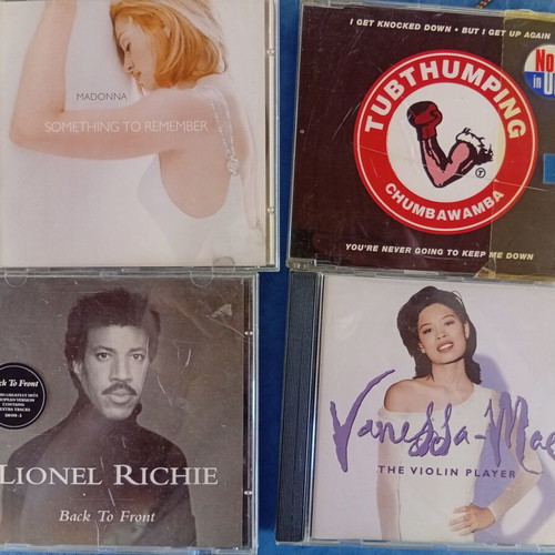 Music CDs used, set of 4