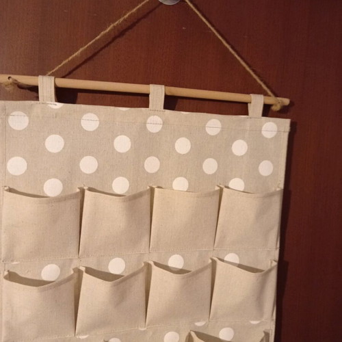 Hanging organizer for small items like new