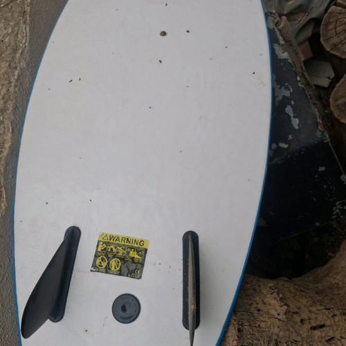 Waimea bodyboard used with safety leash