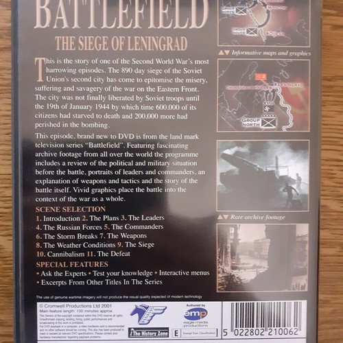 The War File 4 DVD Battlefield Series documentary historical series
