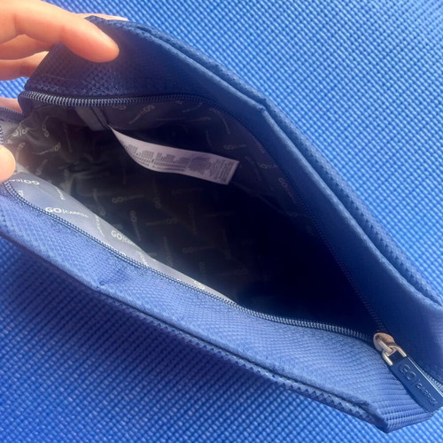 Carpisa men's toiletry bag blue, new