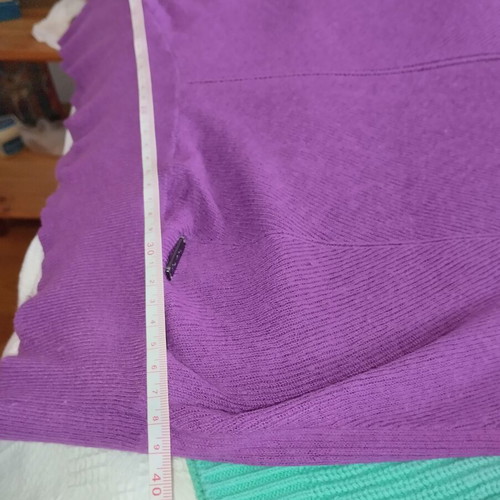 Calvin Klein purple sweater blouse used medium large