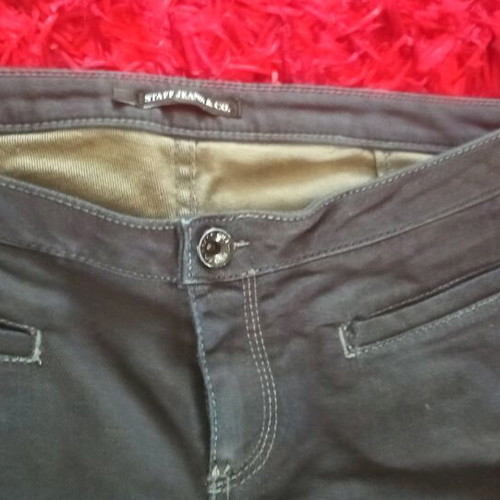 Staff women's low-rise pants like new, blue, size L