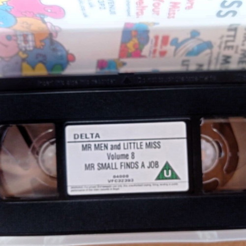 Mr Men and Little Miss video cassette like new, children's animation