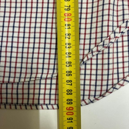 Ralph Lauren Yarmouth long sleeve shirt XL, red blue pattern, colored pony