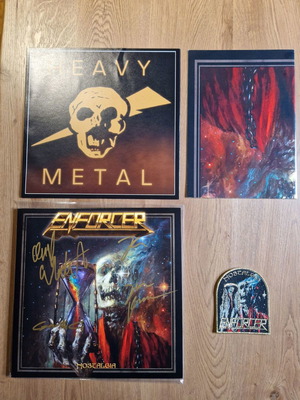 Enforcer Nostalgia LP new, special limited edition signed