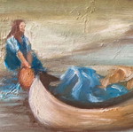 Authentic A. Gontikas painting like new, natural landscape