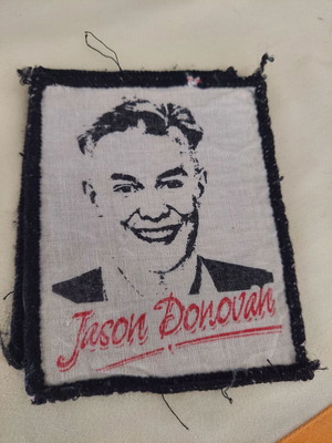 Vintage 80s JASON DONOVAN patch like new