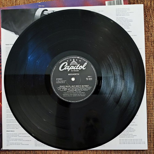 Megadeth Peace Sells but Who's Buying vinyl used, metal