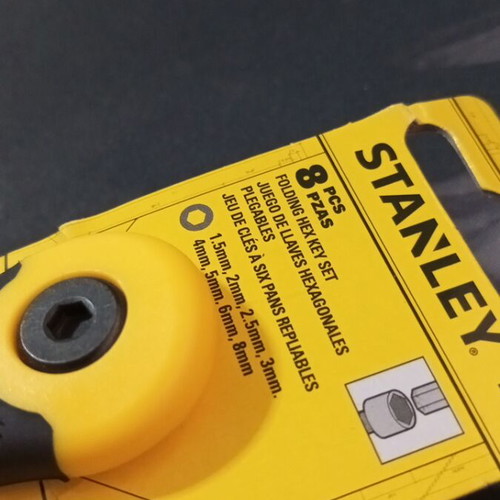 Stanley Folding Allen Key Set 1.5mm to 8mm new