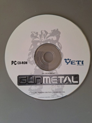 Gunmetal PC game used, disc only