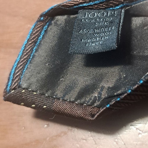 Joop! Italian tie with stripes and small polka dot pattern like new