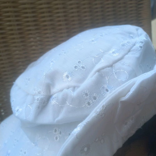 Angel Wings Baptism Dress 18 M with Tulle and Hat new