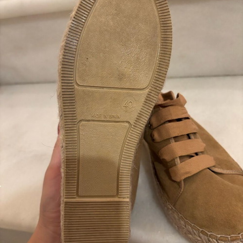 Viguera women's espadrilles new, beige, size 40