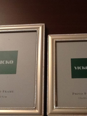 -2-SILVER-PLATED FRAMES