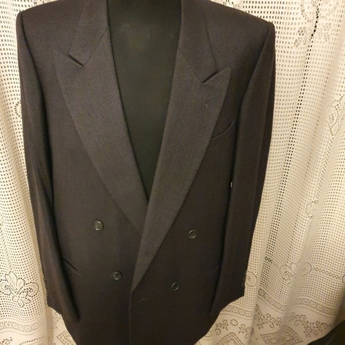 Armani Exchange suit like new with velvet texture